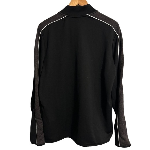Under Armour Command Warm Up 1/4 Zip Mens Large Jacket Black/Gray/White NWT - Picture 4 of 8
